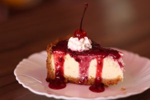 Cheesecake com Frutas Vermelhas